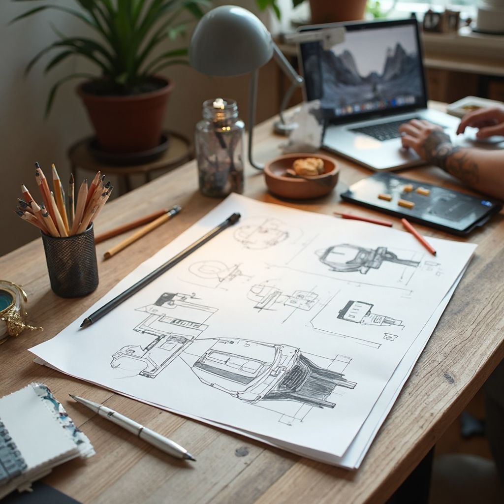 Design tools and sketches